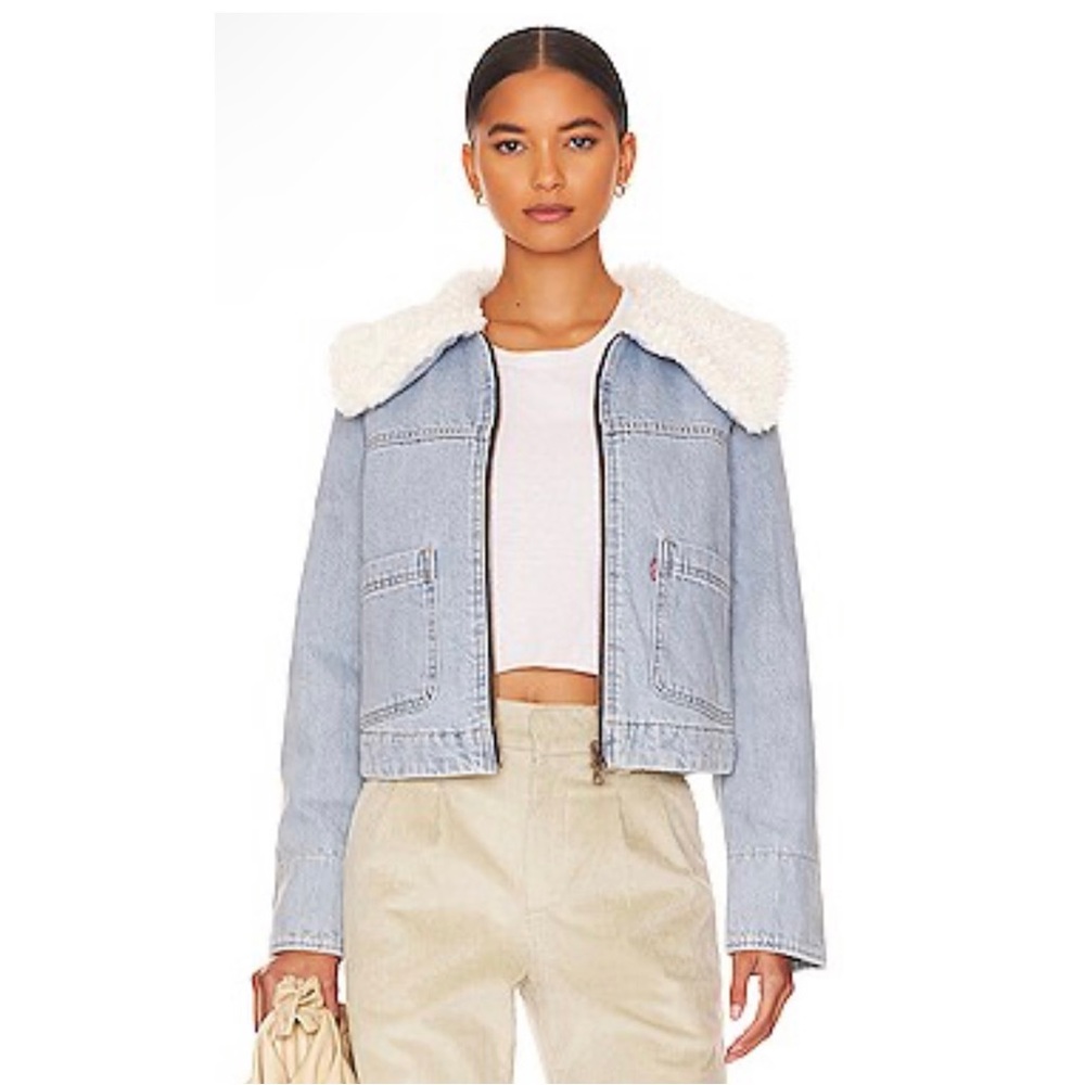 Levi’s Retro Sherpa Jean Jacket - Size XL